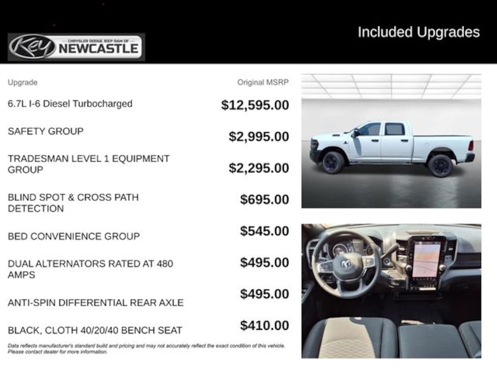 New 2025 Ram 2500 Tradesman Pickup