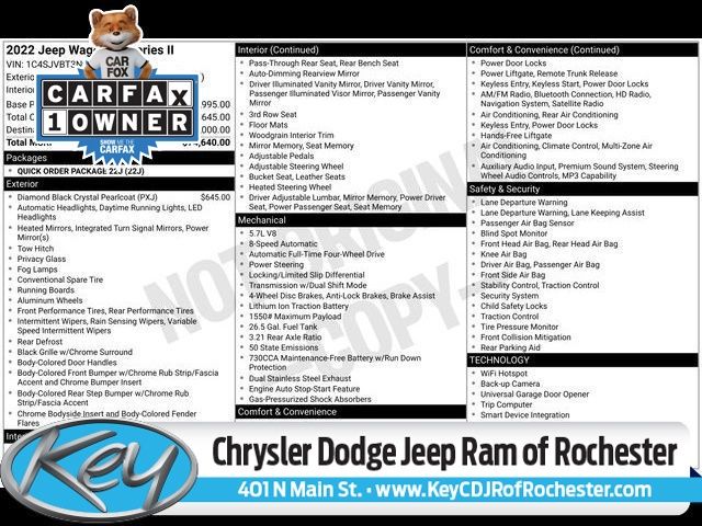 2022 Jeep Wagoneer SUV 