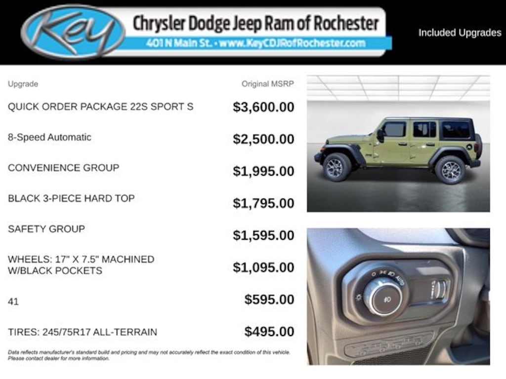 New 2025 Jeep Wrangler Sport S Sport Utility