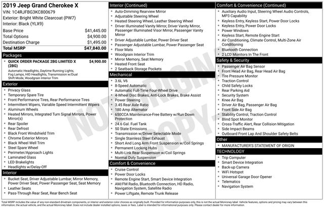 2019 Jeep Grand Cherokee Limited X's photo