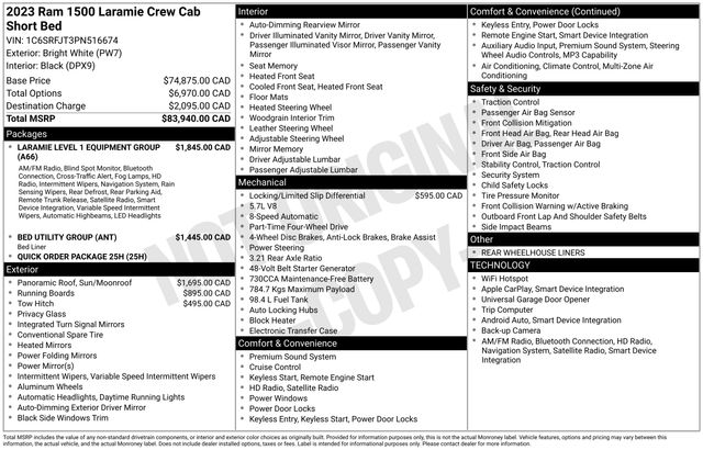 2023 RAM Ram 1500 Laramie's photo