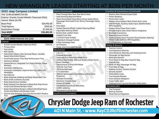 2022 Jeep Compass Limited 4X4's photo