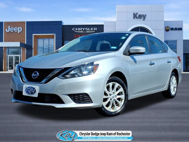 Used 2019 Nissan Sentra SV with VIN 3N1AB7AP1KY453560 for sale in Rochester, NH