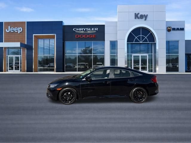 Used 2018 Honda Civic EX-L with VIN JHMFC1F76JX044250 for sale in Rochester, NH