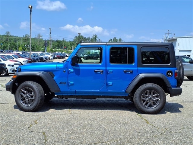 Used 2024 Jeep Wrangler 4-Door Sport S with VIN 1C4PJXDGXRW370250 for sale in Rochester, NH
