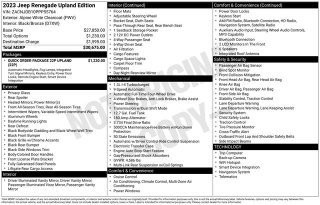 Used 2023 Jeep Renegade SUV