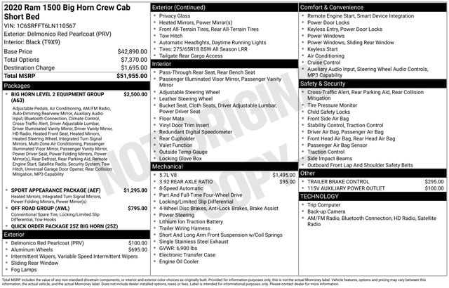 2020 RAM Ram 1500 Pickup Big Horn/Lone Star's photo