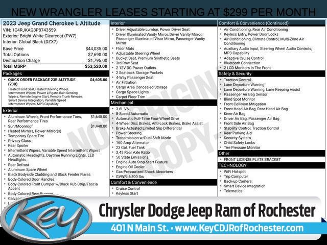 2023 Jeep Grand Cherokee L Altitude 4x4's photo