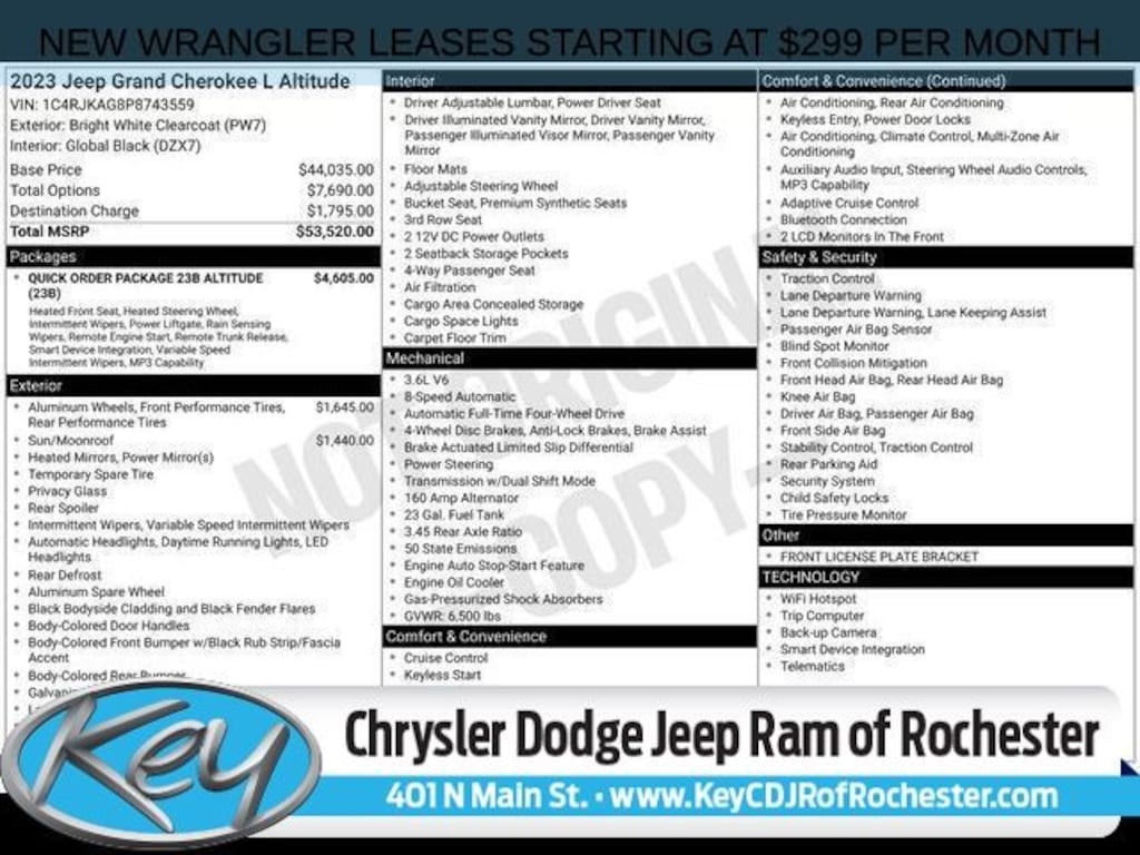 Used 2023 Jeep Grand Cherokee Altitude SUV
