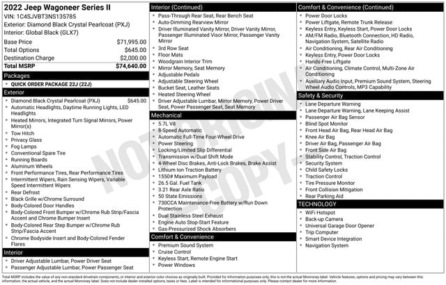 2022 Jeep Wagoneer Series II's photo