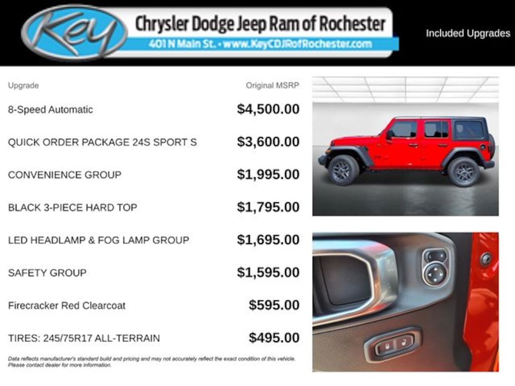 New 2025 Jeep Wrangler Sport S Sport Utility