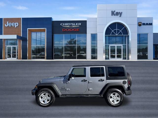 Used 2017 Jeep Wrangler Unlimited Sport S with VIN 1C4BJWDG0HL543892 for sale in Rochester, NH