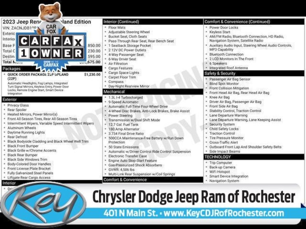 Used 2023 Jeep Renegade Latitude SUV