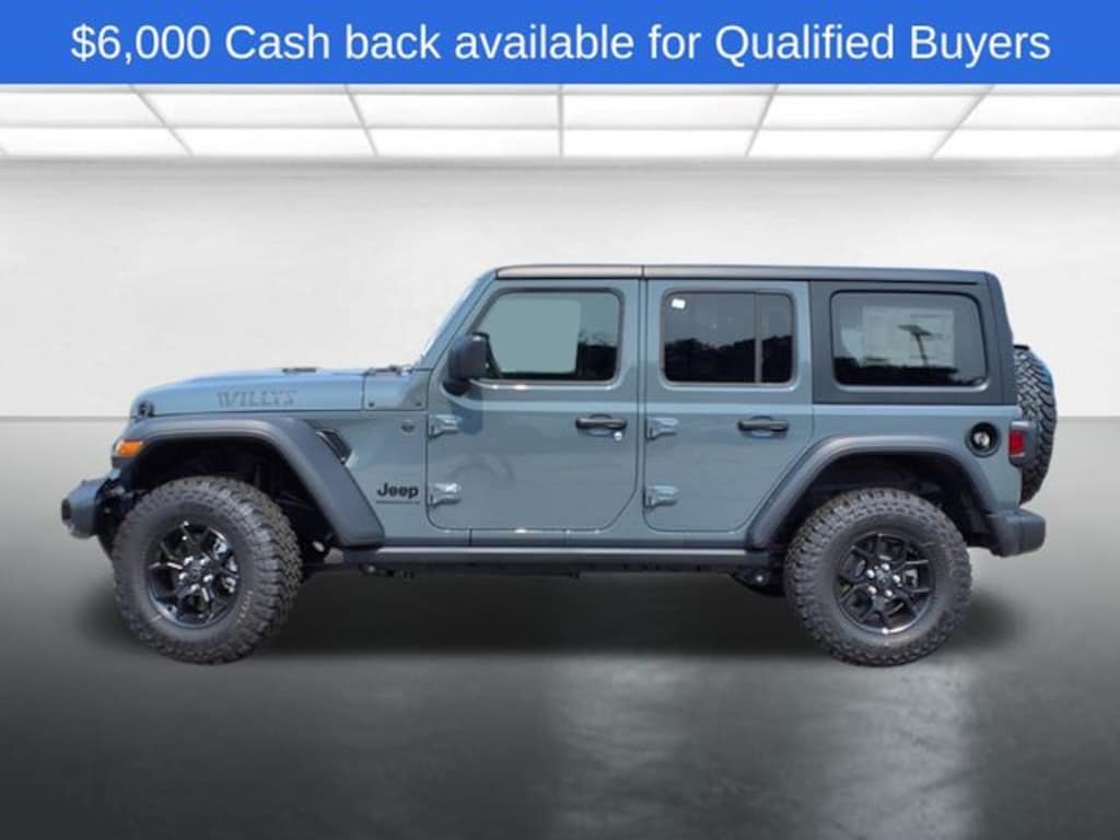 New 2025 Jeep Wrangler Willys Sport Utility
