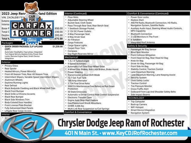 2023 Jeep Renegade Upland's photo