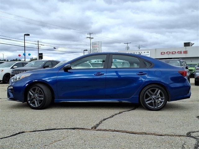 Used 2021 Kia Forte GT-Line with VIN 3KPF34AD0ME365334 for sale in Rochester, NH