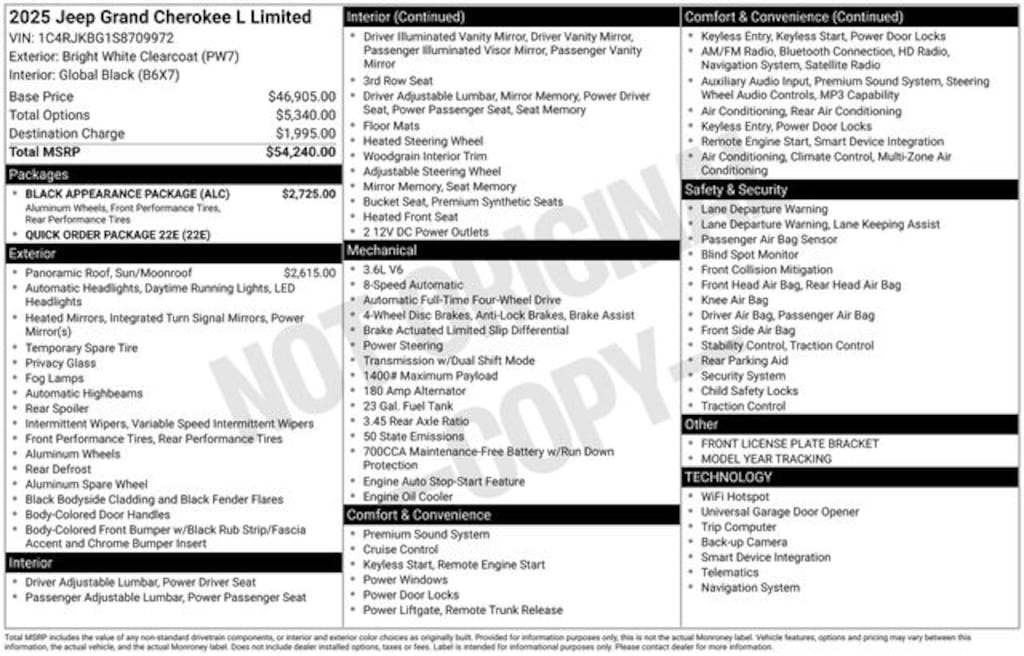 New 2025 Jeep Grand Cherokee Limited Sport Utility