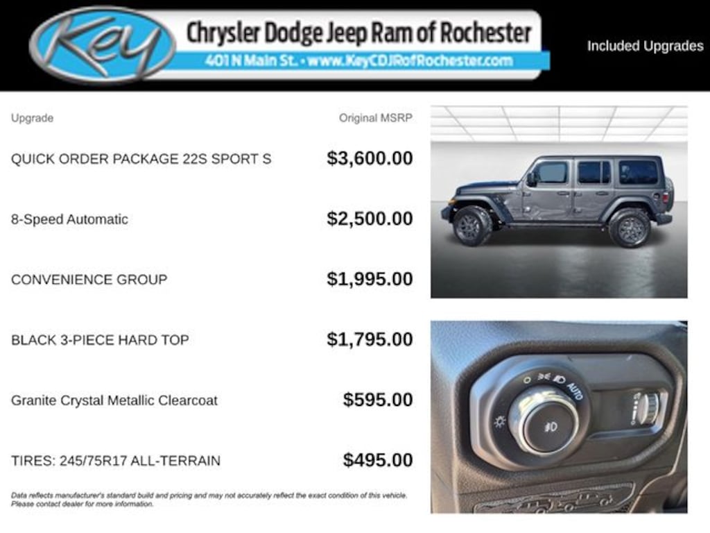 New 2025 Jeep Wrangler Sport S Sport Utility