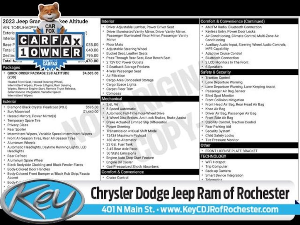 Used 2023 Jeep Grand Cherokee Altitude SUV