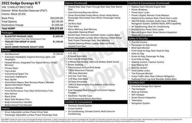 2022 Dodge Durango R/T's photo