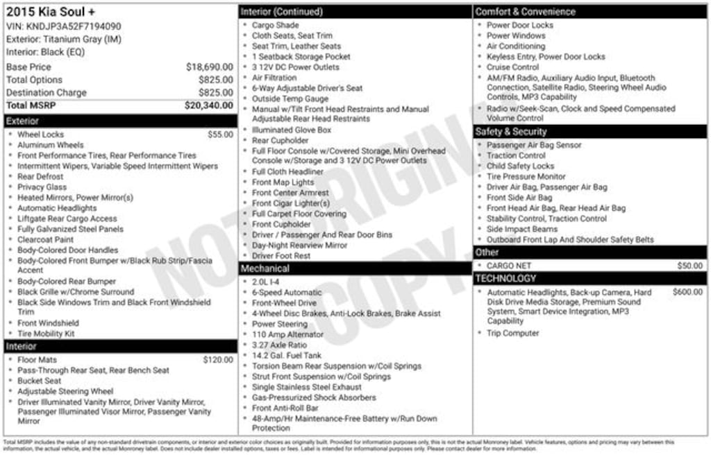 Used 2015 Kia Soul Plus Hatchback