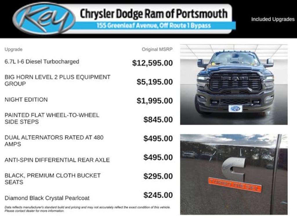 New 2025 Ram 2500 Big Horn Pickup