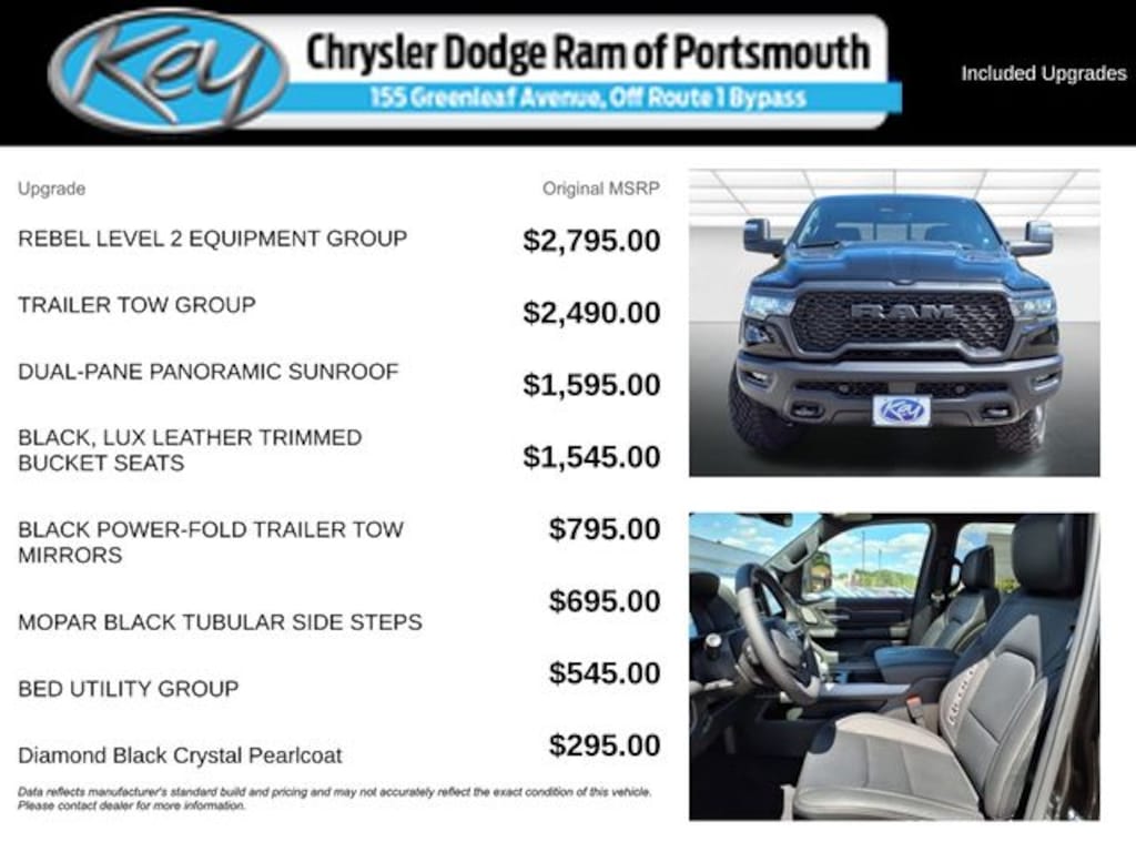 New 2026 Ram 1500 Rebel Pickup