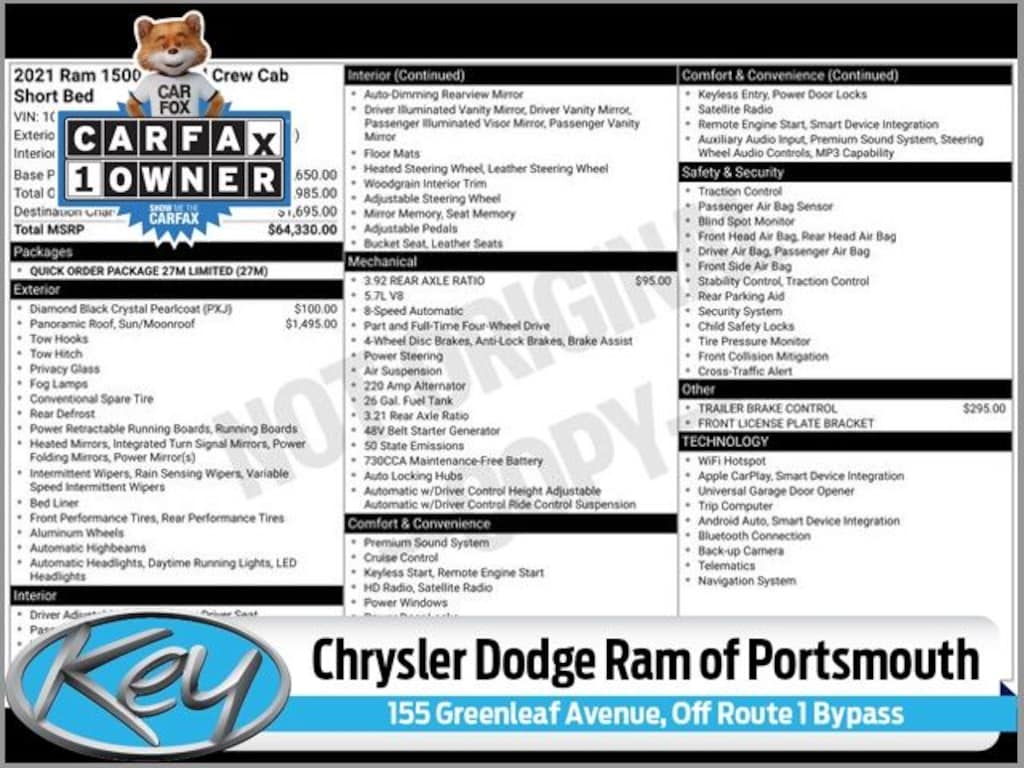 Used 2021 Ram 1500 Limited Truck Crew Cab