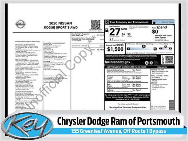 2020 Nissan Rogue Sport S