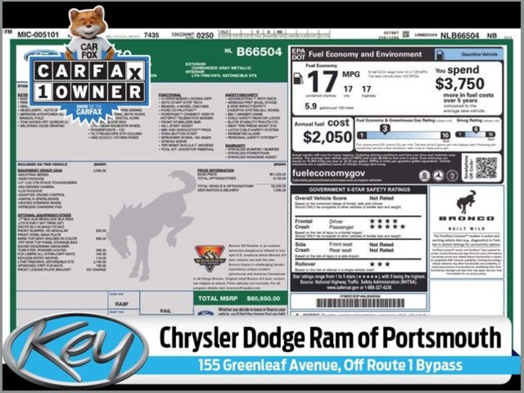 Used 2022 Ford Bronco SUV