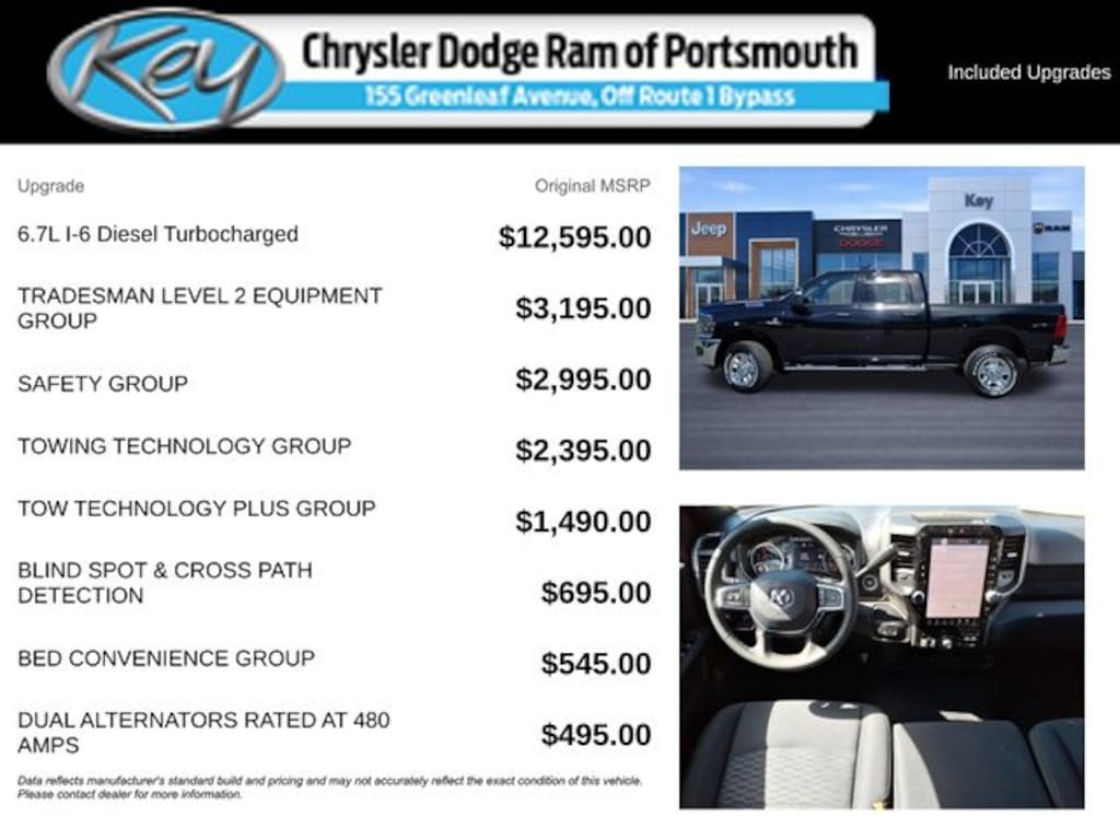 New 2025 Ram 3500 Tradesman Pickup