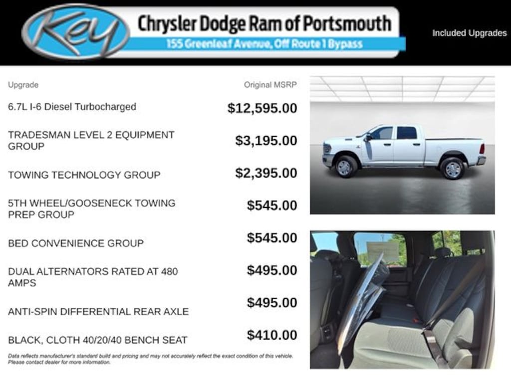 New 2025 Ram 2500 Tradesman Pickup