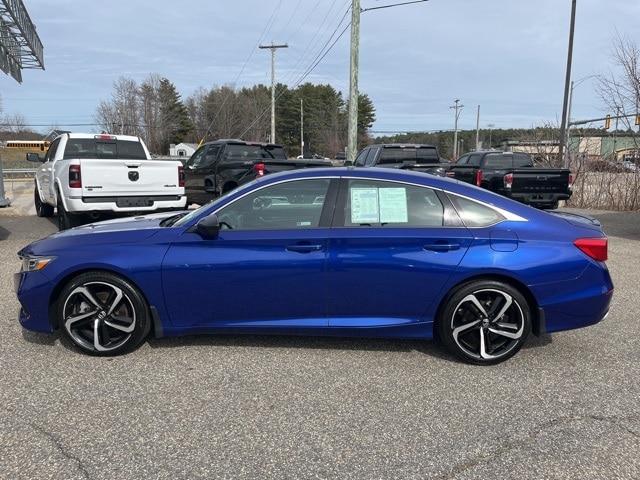 Used 2022 Honda Accord Sport with VIN 1HGCV1F34NA045287 for sale in Portsmouth, NH