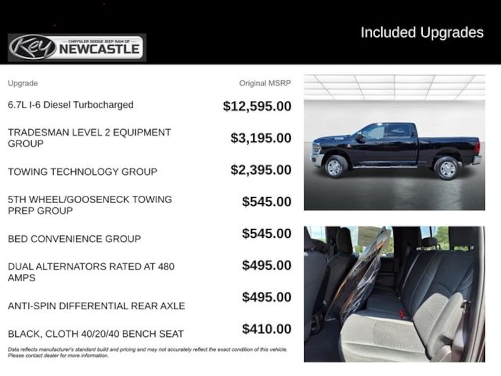 New 2025 Ram 2500 Tradesman Pickup