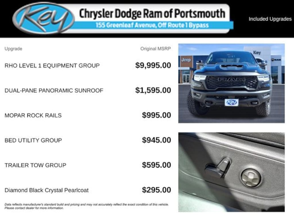 New 2026 Ram 1500 RHO Pickup