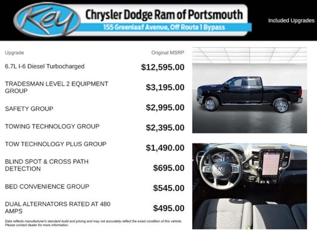 New 2025 Ram 3500 Tradesman Pickup