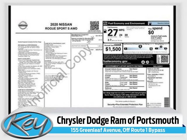 2020 Nissan Rogue Sport S's photo