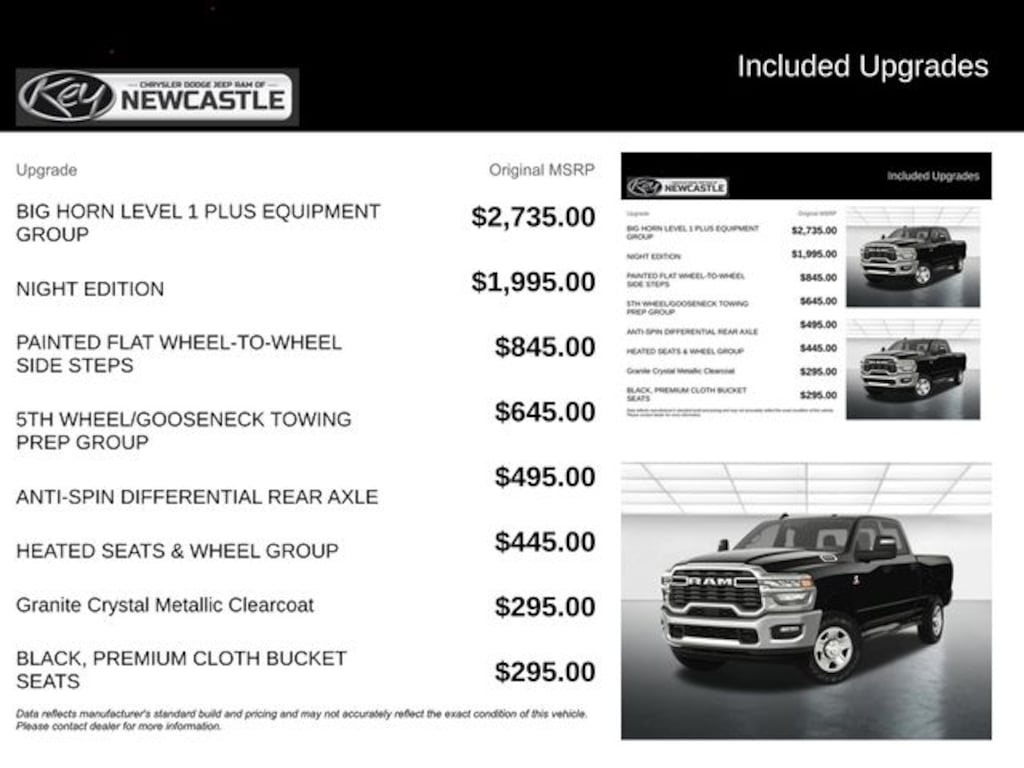 New 2026 Ram 2500 Big Horn Pickup