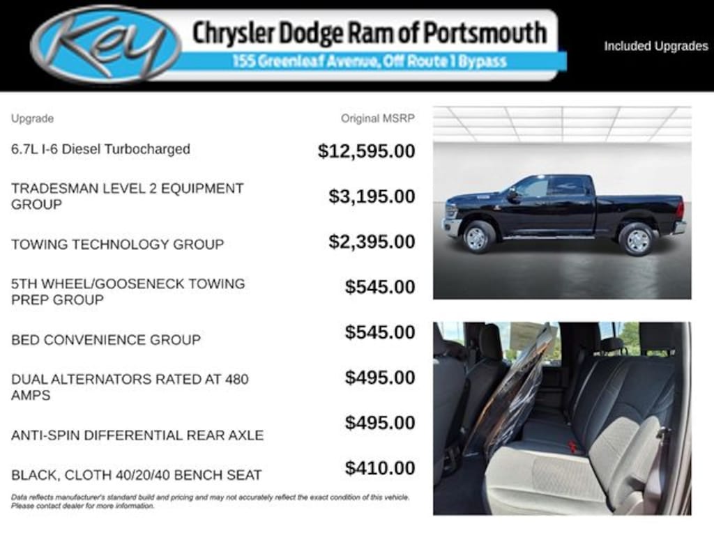 New 2025 Ram 2500 Tradesman Pickup