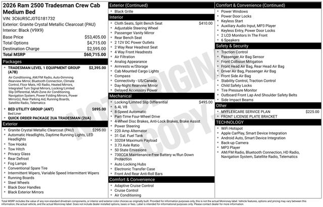 2026 RAM 2500 Tradesman - Photo 5