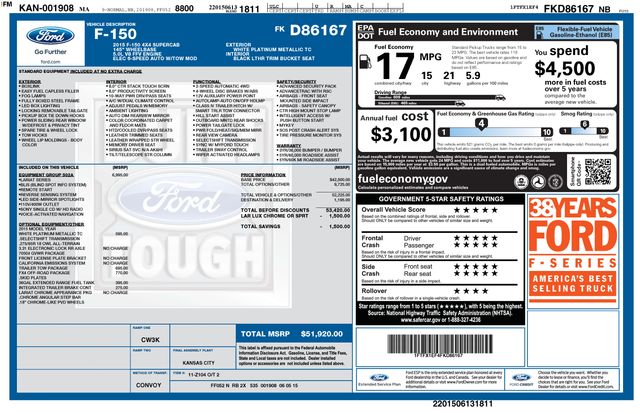 2015 Ford F-150 Lariat's photo