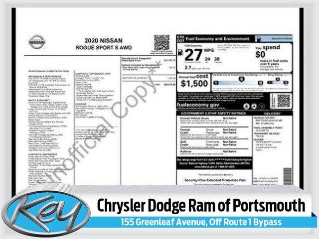 2020 Nissan Rogue Sport S