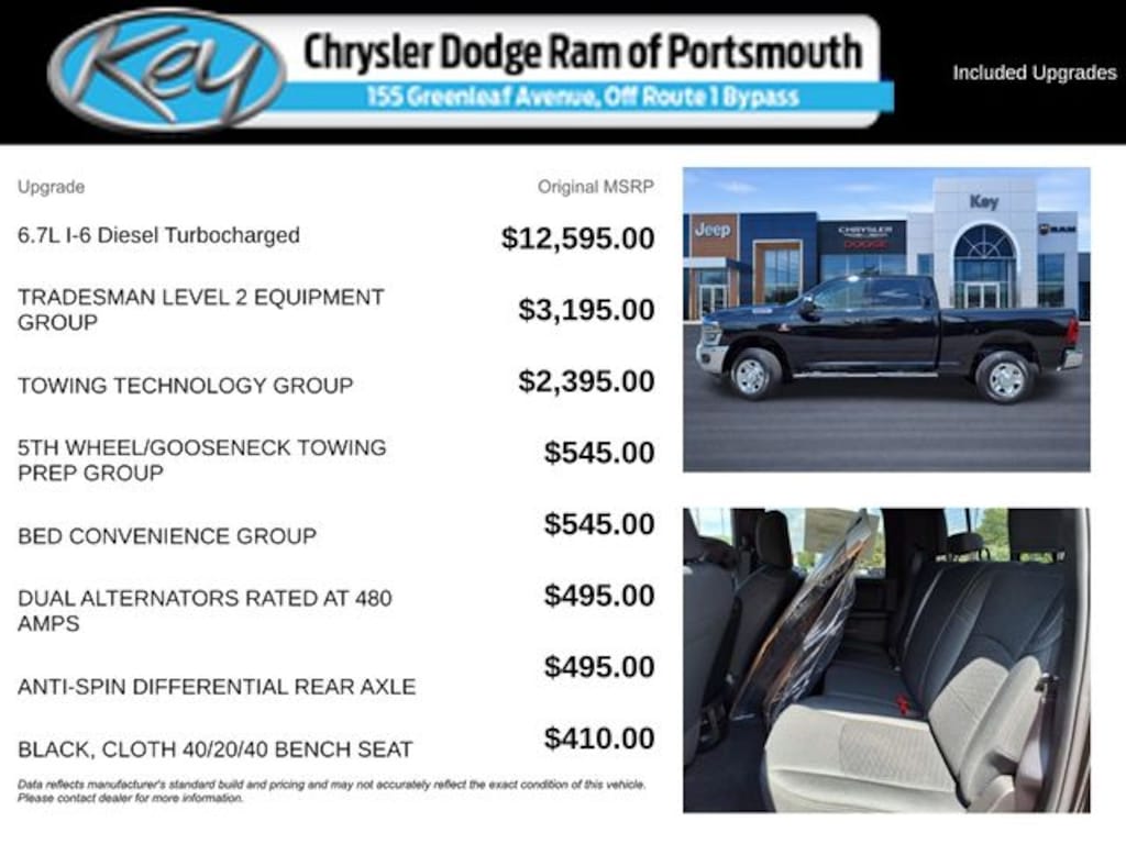 New 2025 Ram 2500 Tradesman Pickup