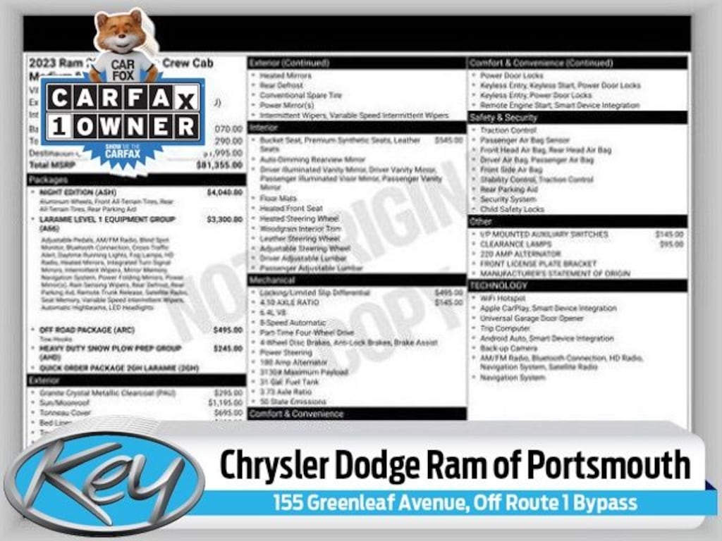 Used 2023 Ram 2500 Laramie Truck Crew Cab