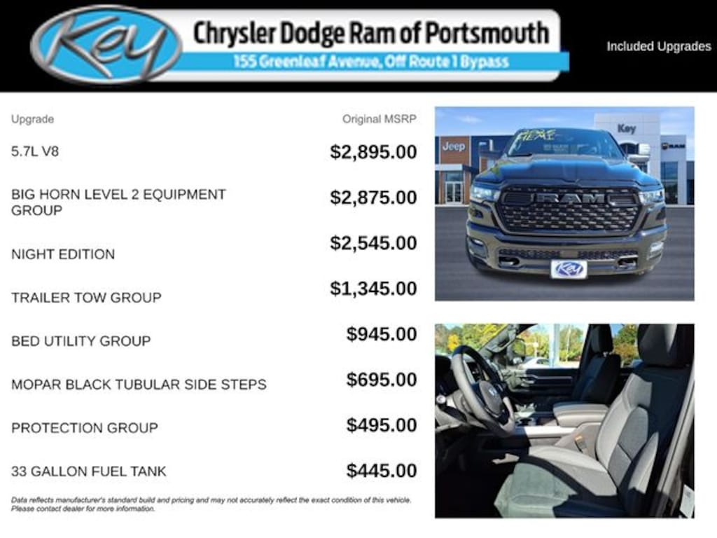 New 2026 Ram 1500 Big Horn/Lone Star Pickup