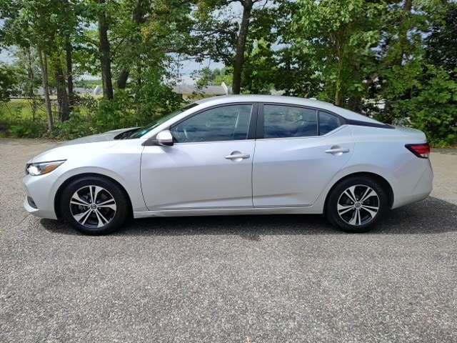 Used 2022 Nissan Sentra SV with VIN 3N1AB8CVXNY272978 for sale in Portsmouth, NH
