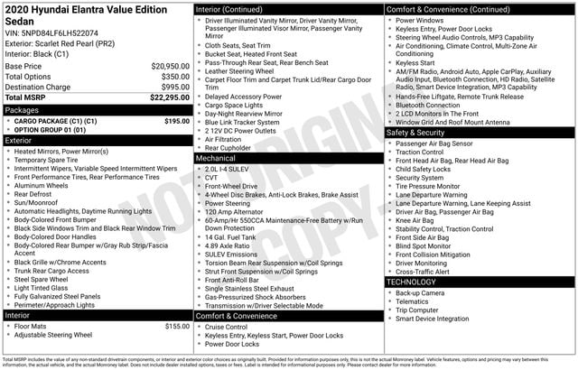 2020 Hyundai Elantra Value Edition's photo