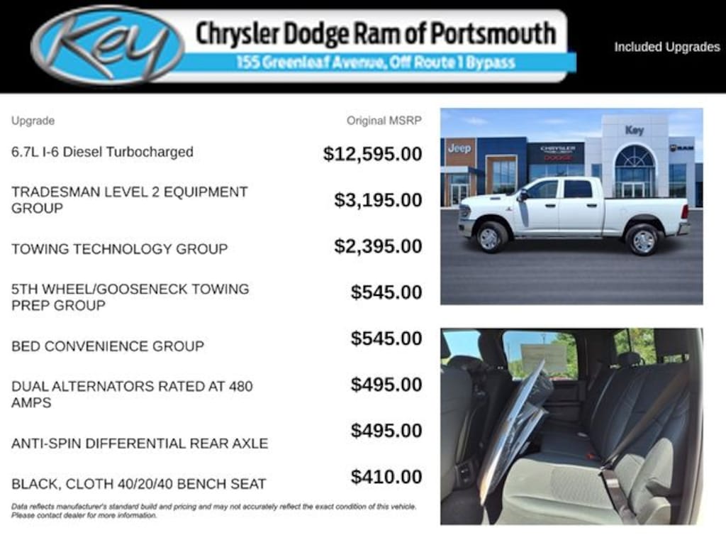 New 2025 Ram 2500 Tradesman Pickup