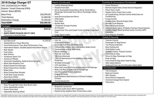 2018 Dodge Charger GT's photo