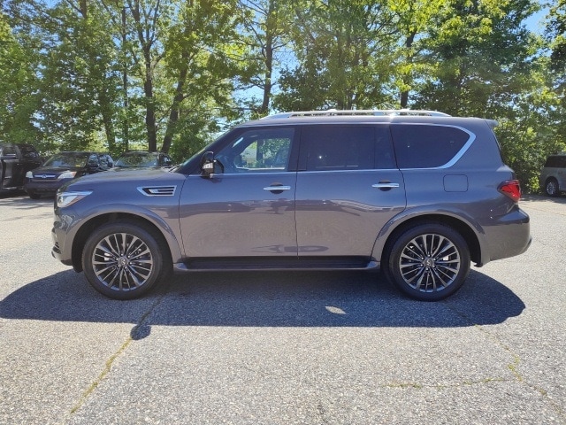 Used 2024 INFINITI QX80 Sensory 4WD with VIN JN8AZ2BC6R9500044 for sale in Portsmouth, NH